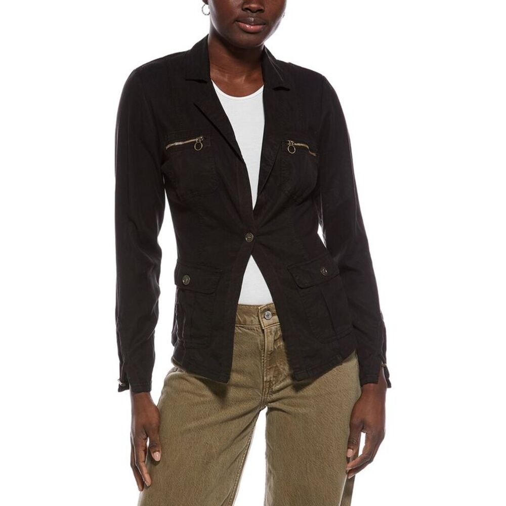 Xcvi Womens Tula Blazer, Black